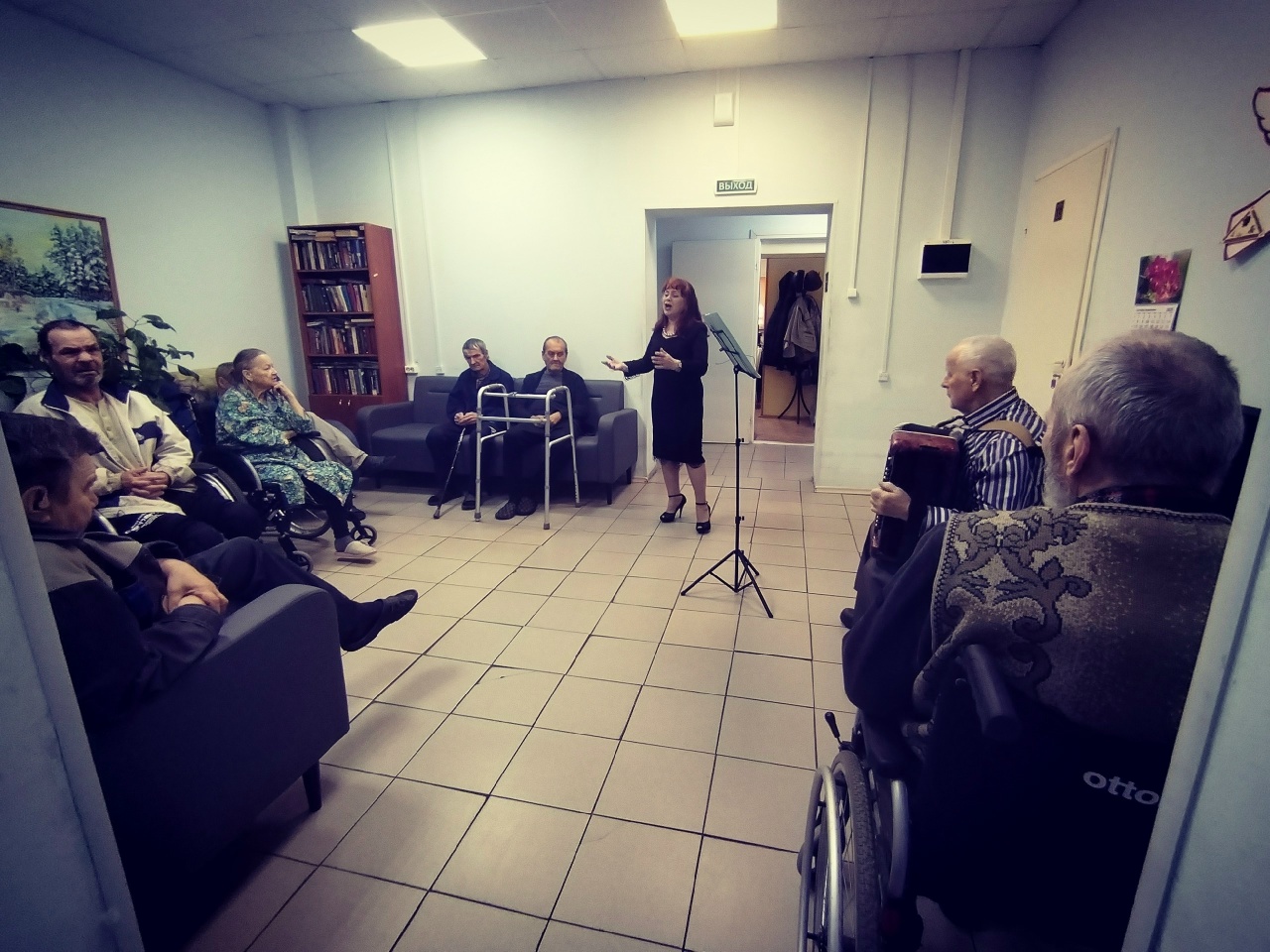 Встреча в клубе "Калина красная" в рамках декады инвалидов.